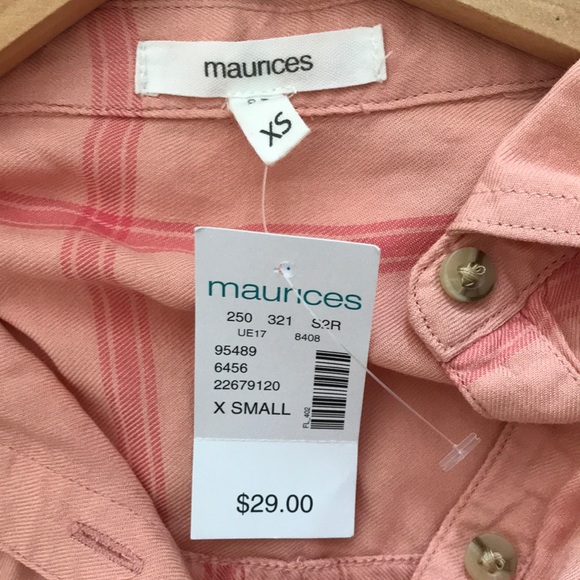 Maurice’s button down top xs - Picture 3 of 3